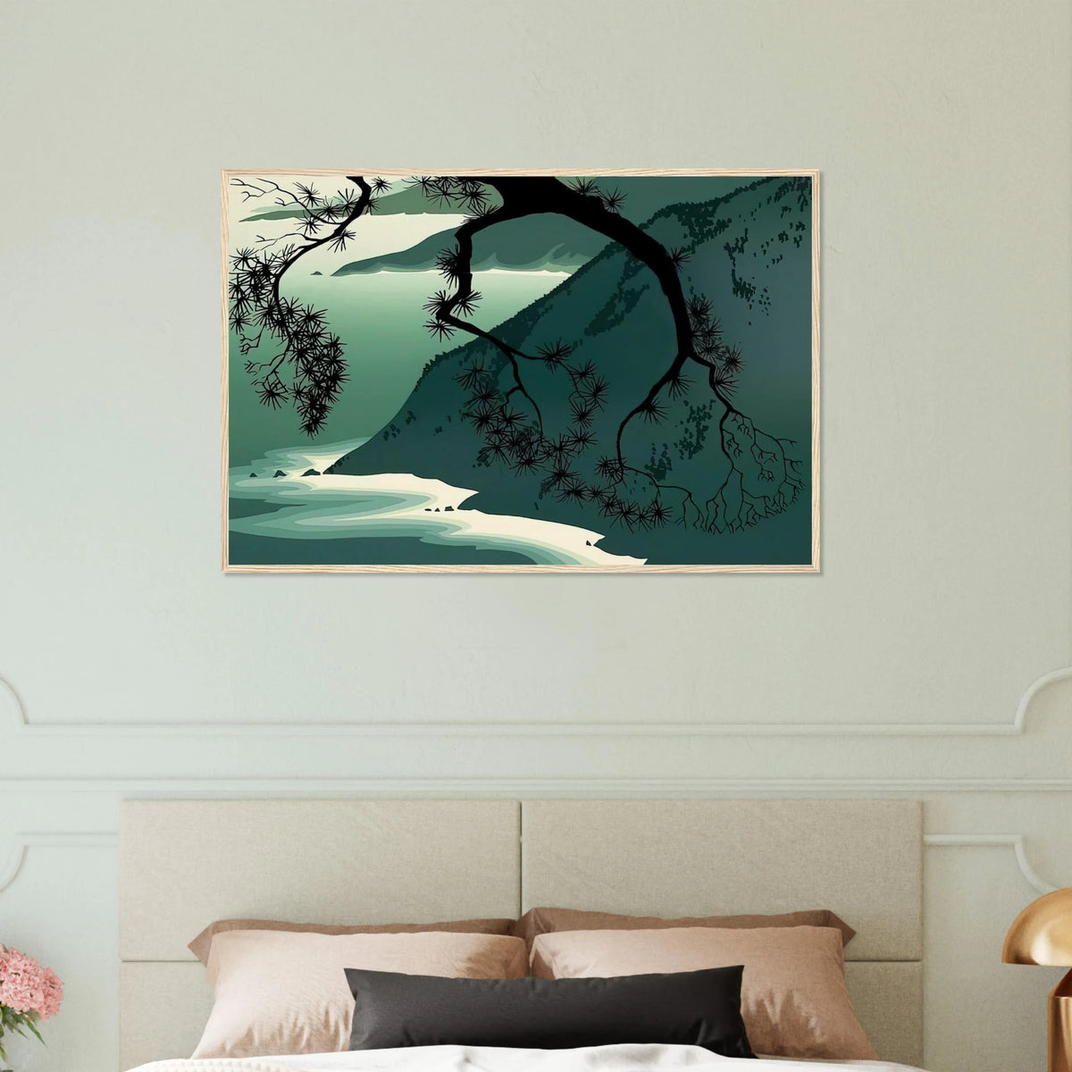 Quiet Evening Framed Poster | Eyvind Earle Framed Prints Wall Art | Eyvind Earle Prints