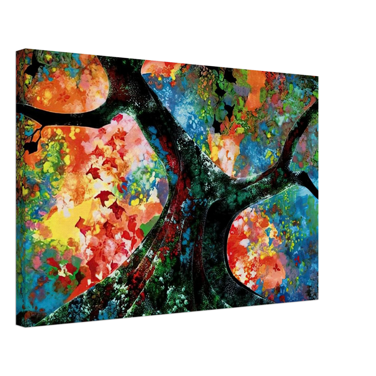 Waves of Golden Fire Canvas | Eyvind Earle Canvas | Eyvind Earle Prints