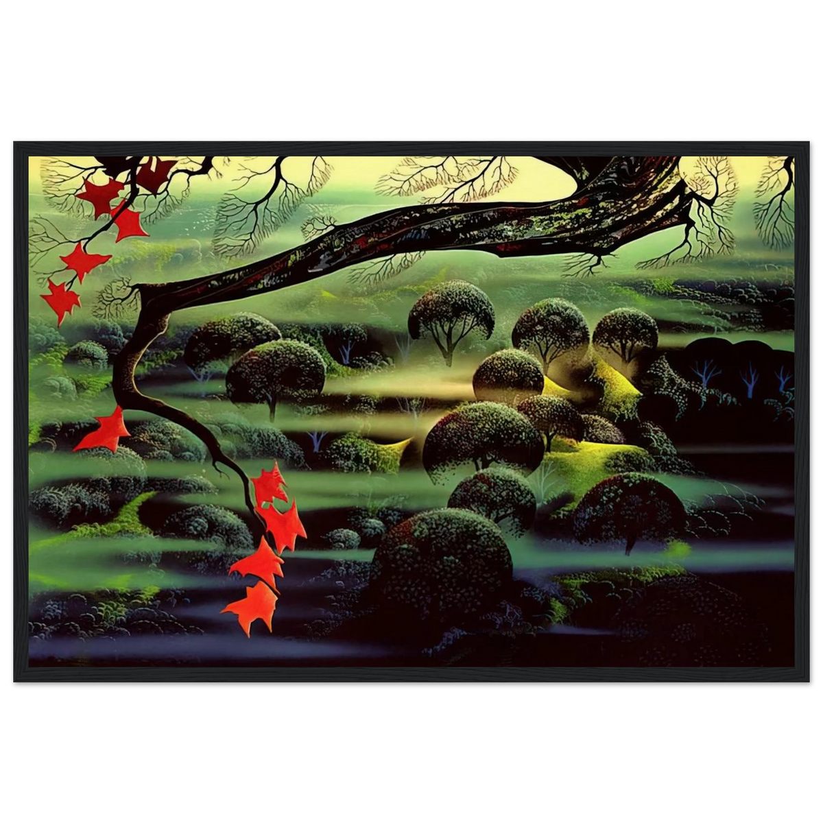 Valley of Mystery Framed Poster | Eyvind Earle Framed Prints Wall Art | Eyvind Earle Prints