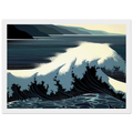 A Sounding of Surf Framed Poster | Eyvind Earle Framed Prints Wall Art | Eyvind Earle Prints