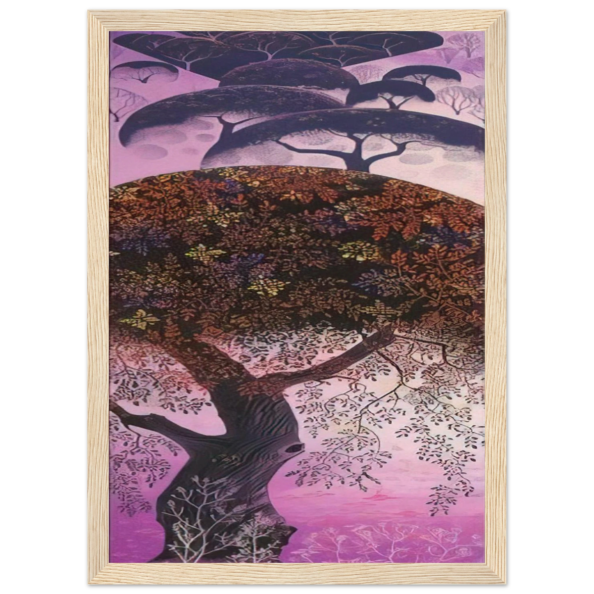 California Tapestry Framed Poster | Eyvind Earle Framed Prints Wall Art | Eyvind Earle Prints