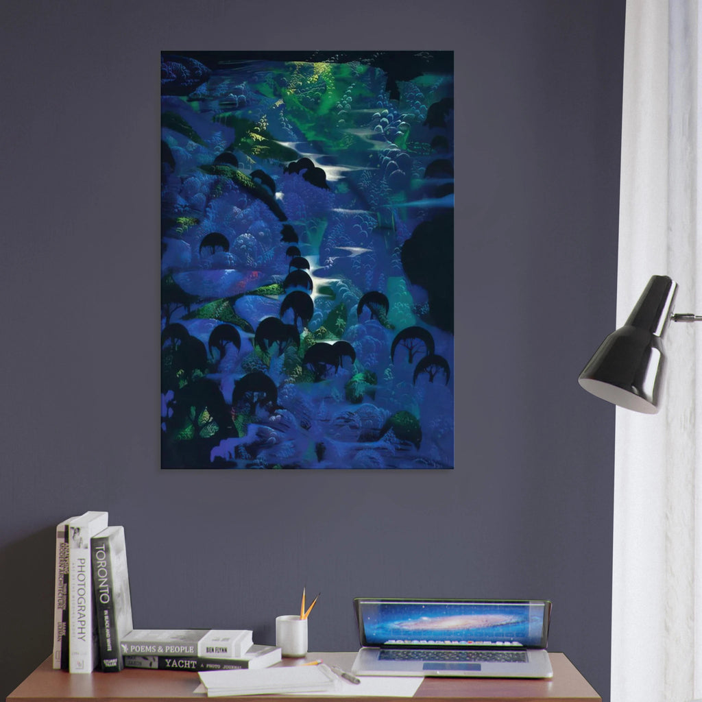 Beneath an Emerald Sky Canvas | Eyvind Earle Canvas | Eyvind Earle Prints