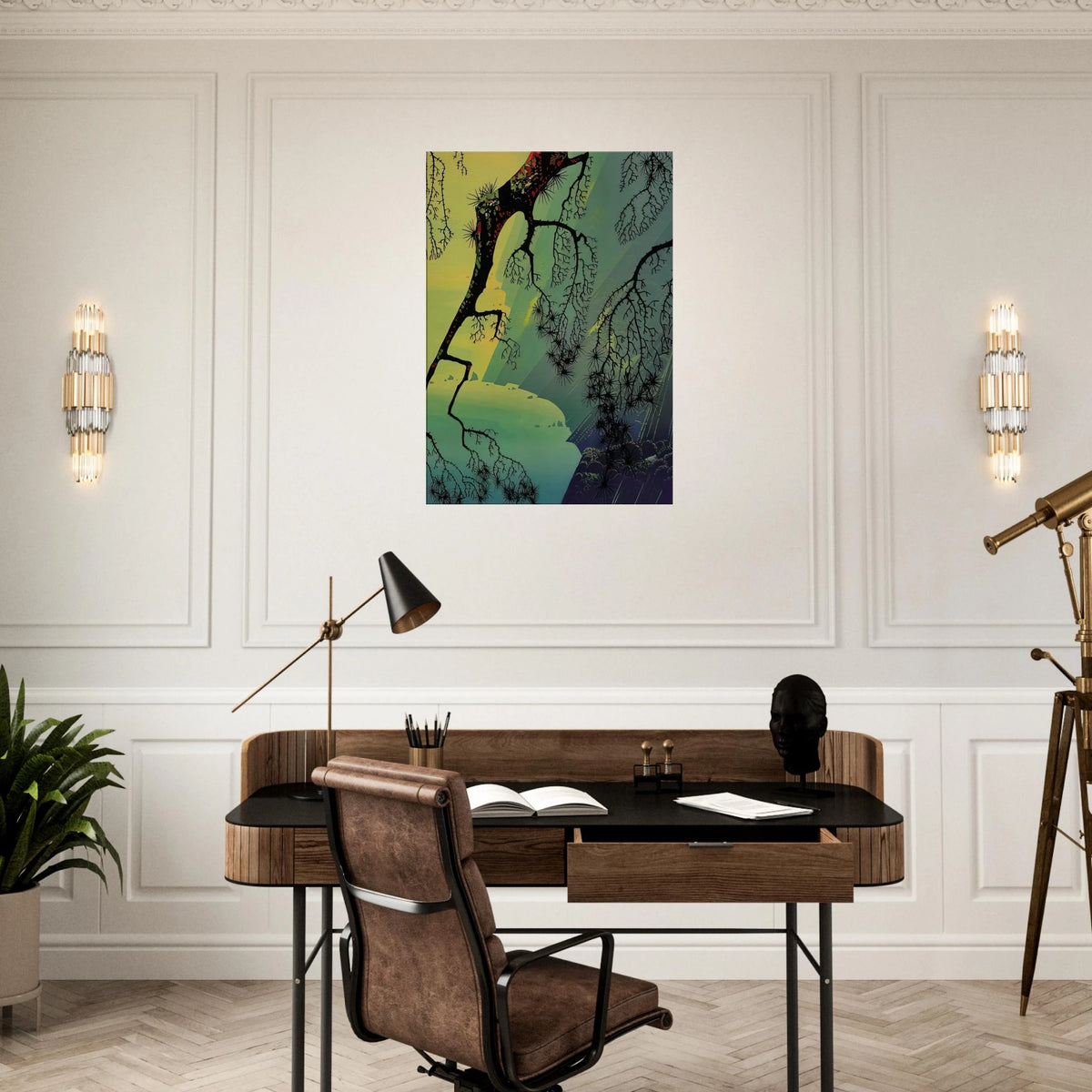 Fog Mist Canvas | Eyvind Earle Canvas | Eyvind Earle Prints