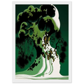 Snow Covered Bonsai Framed Poster | Eyvind Earle Framed Prints Wall Art | Eyvind Earle Prints