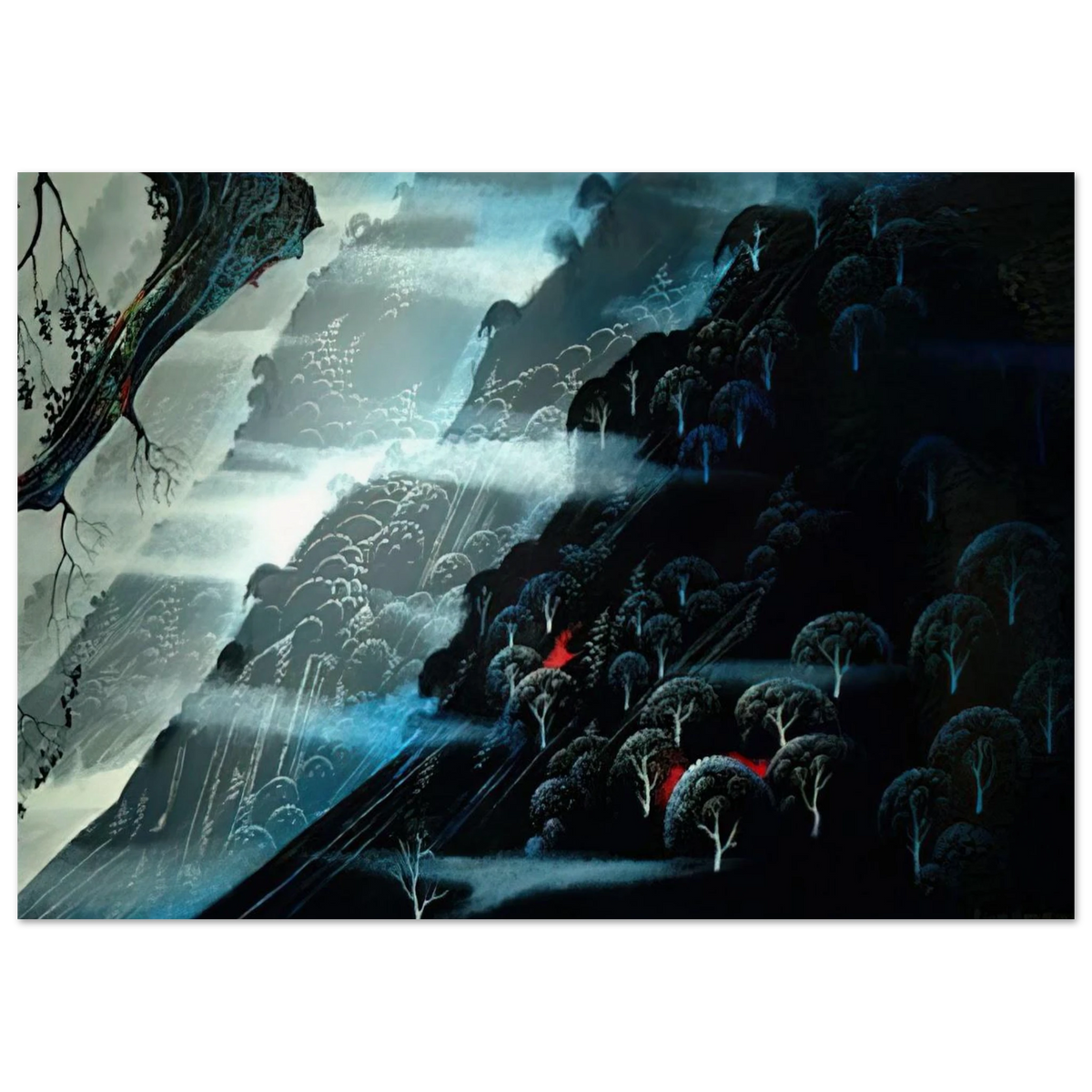 Coastline Fogl Poster | Eyvind Earle Poster | Eyvind Earle Prints