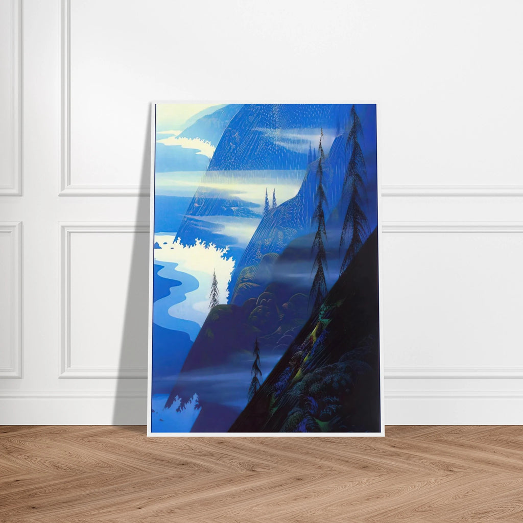 Stardust blue Framed Poster | Eyvind Earle Framed Prints Wall Art | Eyvind Earle Prints