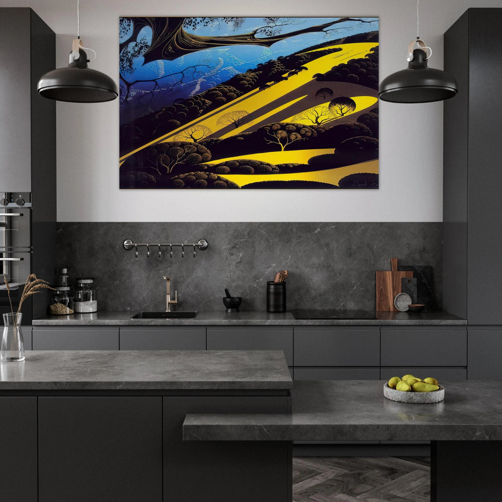 Gaviota Pass Poster | Eyvind Earle Poster | Eyvind Earle Prints