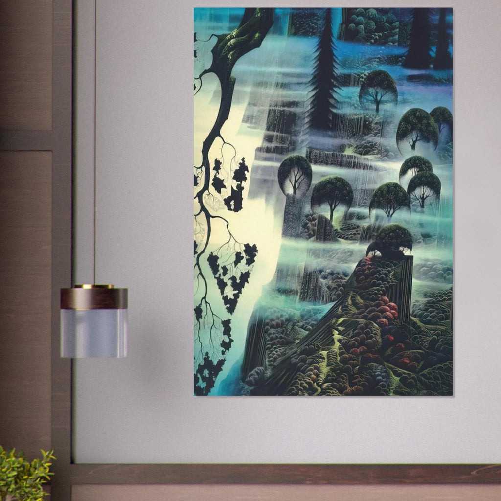 Surf Wind and Fog Poster | Eyvind Earle Poster | Eyvind Earle Prints