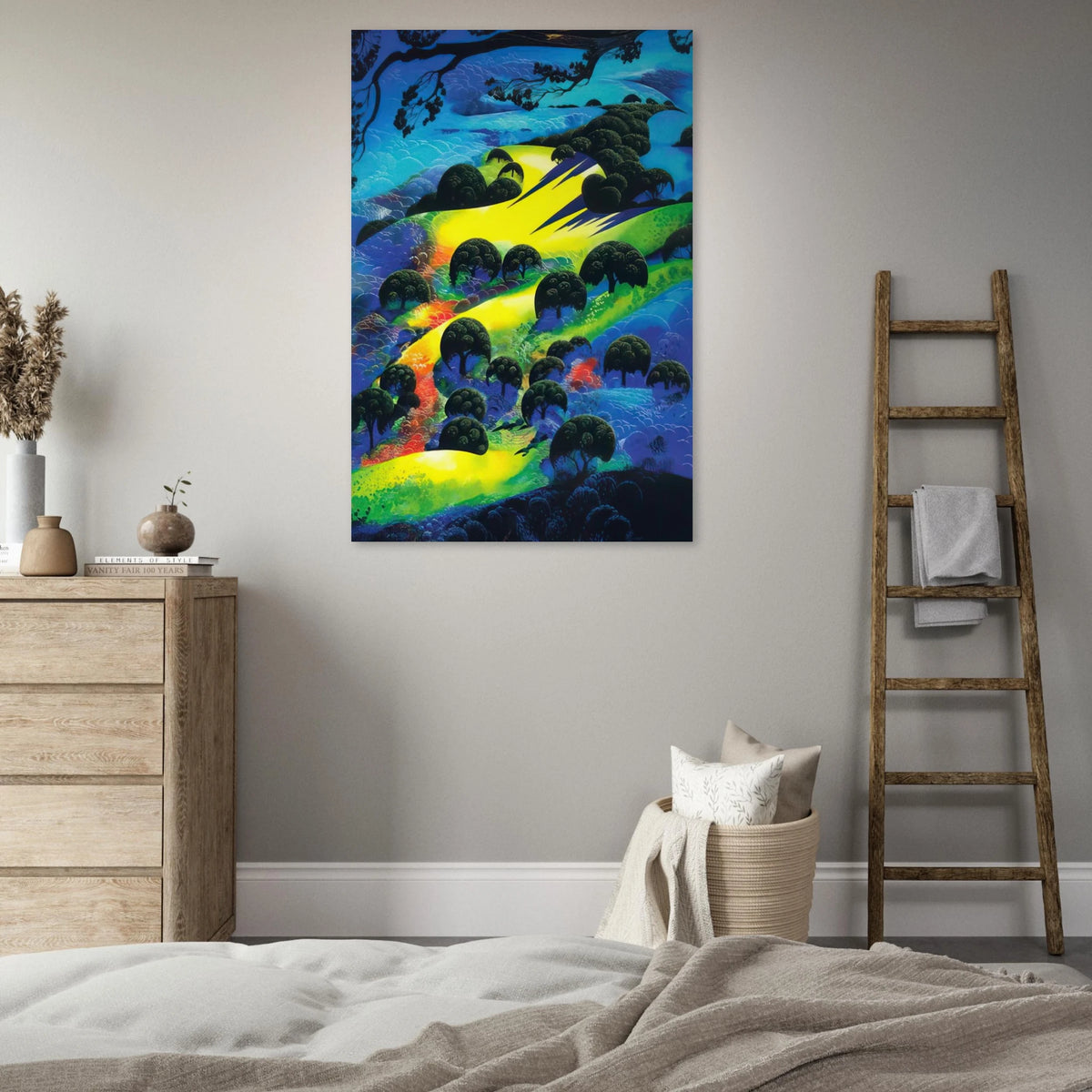 Fading Sunset Flame Poster | Eyvind Earle Poster | Eyvind Earle Prints