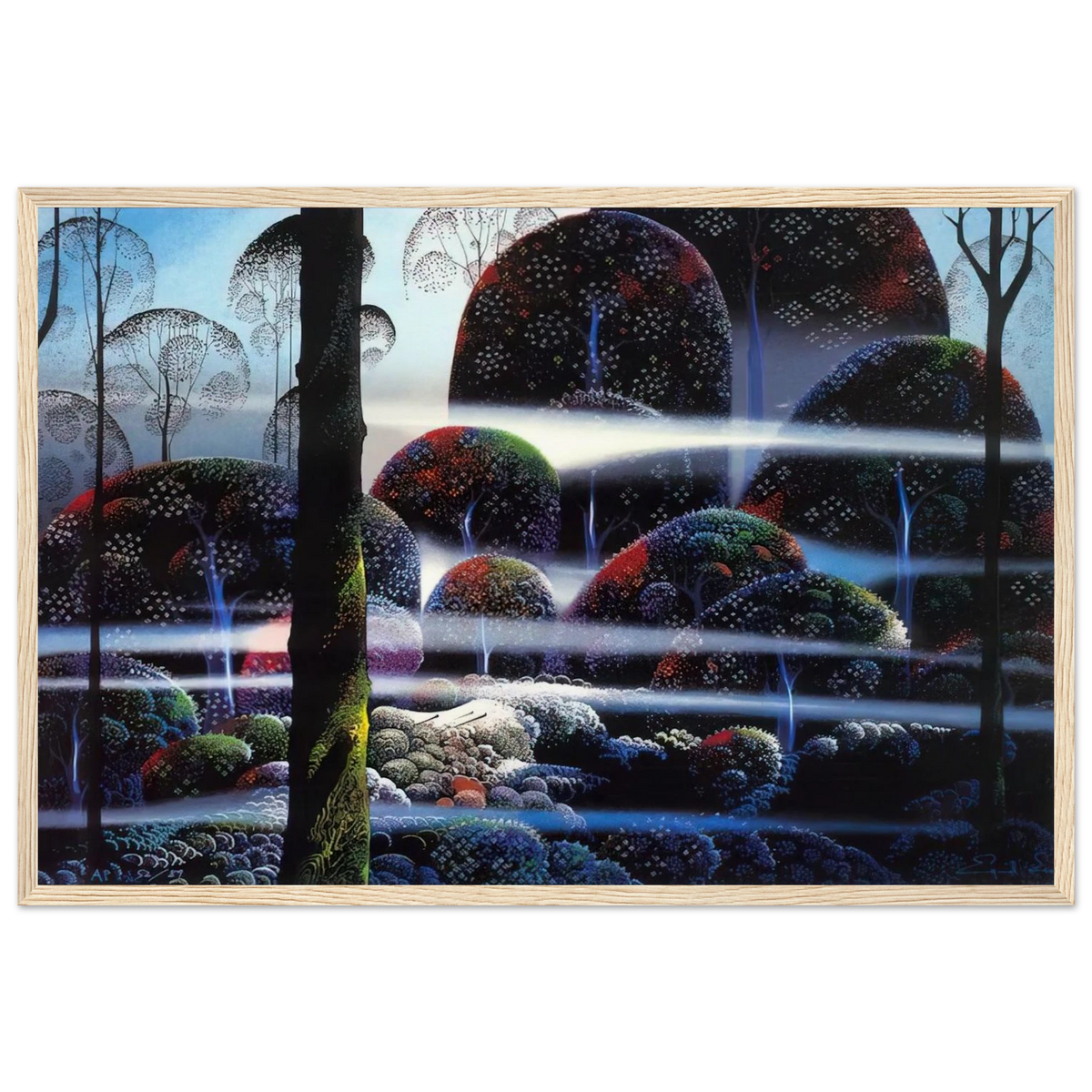Beyond Paradise Framed Poster | Eyvind Earle Framed Prints Wall Art | Eyvind Earle Prints