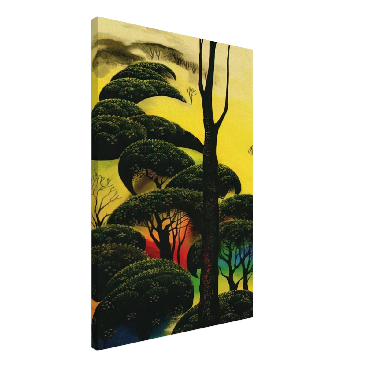 Climbing Oaks Canvas | Eyvind Earle Canvas | Eyvind Earle Prints