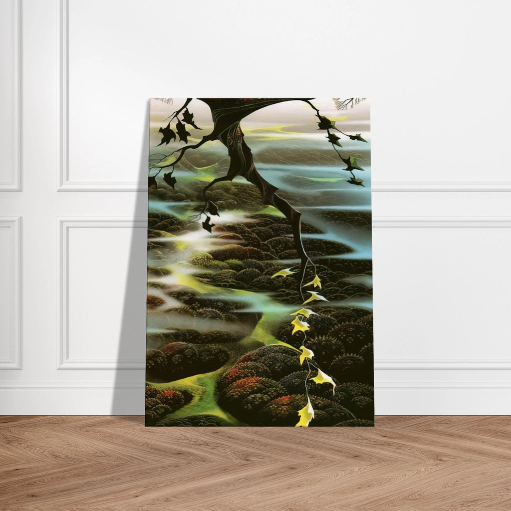 Fog Laced Hills Canvas | Eyvind Earle Canvas | Eyvind Earle Prints