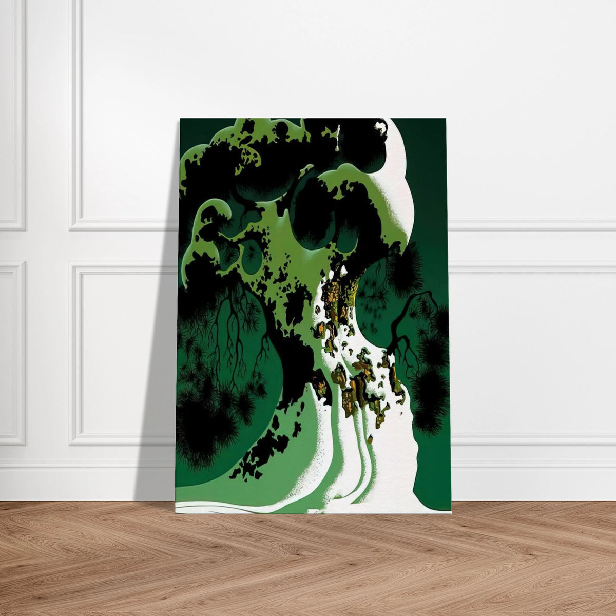 Snow Covered Bonsai Canvas | Eyvind Earle Canvas | Eyvind Earle Prints