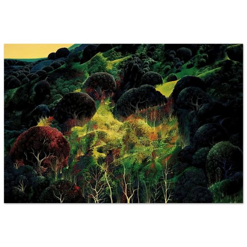Autumn Fields Poster | Eyvind Earle Poster | Eyvind Earle Prints
