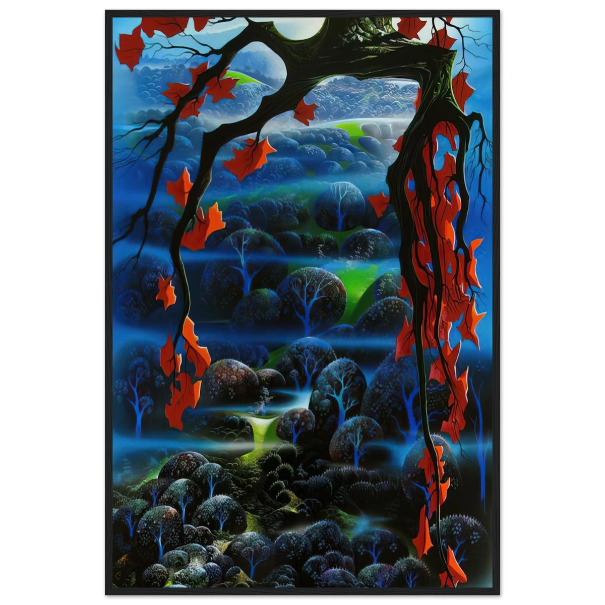 Valley of Dreams Framed Poster | Eyvind Earle Framed Prints Wall Art | Eyvind Earle Prints