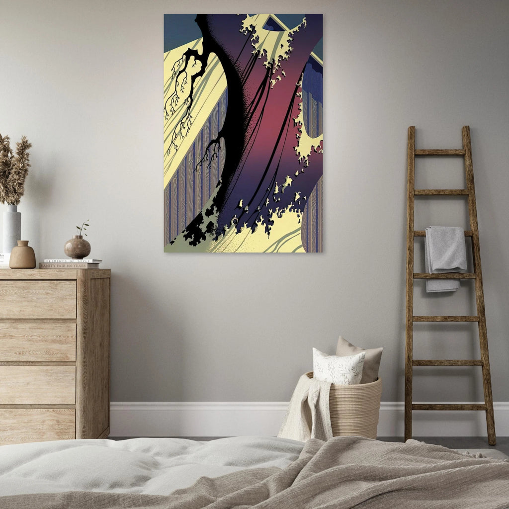 Mauve Barn Poster | Eyvind Earle Poster | Eyvind Earle Prints