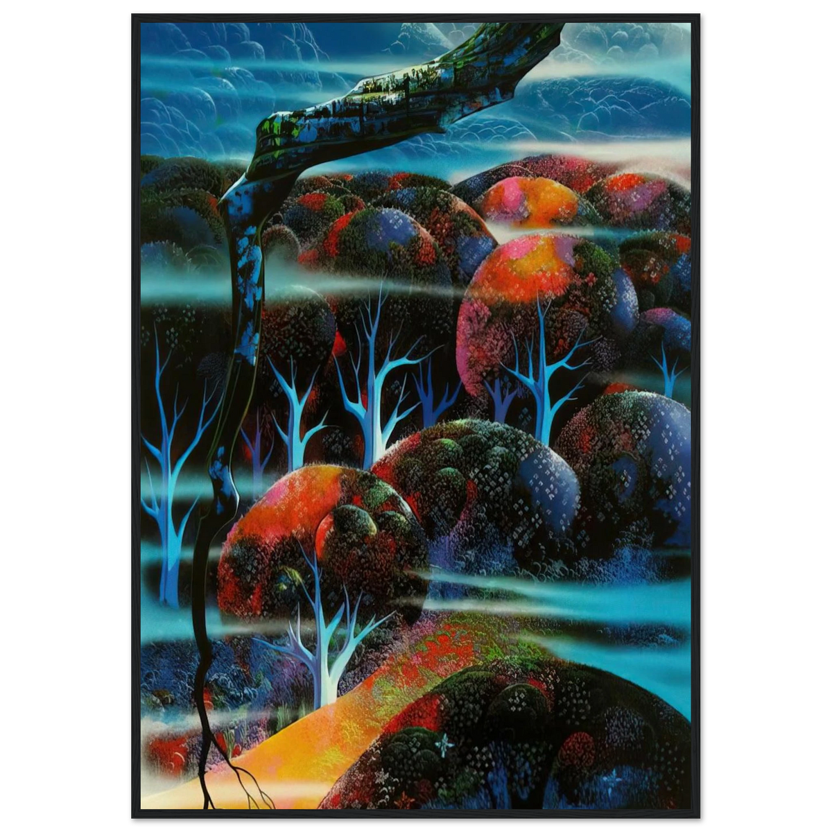 Toccata and Fugue Framed Poster | Eyvind Earle Framed Prints Wall Art | Eyvind Earle Prints