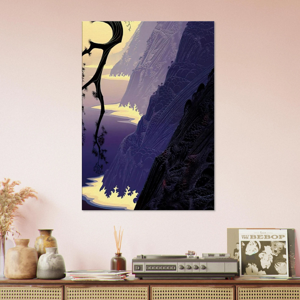 Purple Mist Canvas | Eyvind Earle Canvas | Eyvind Earle Prints