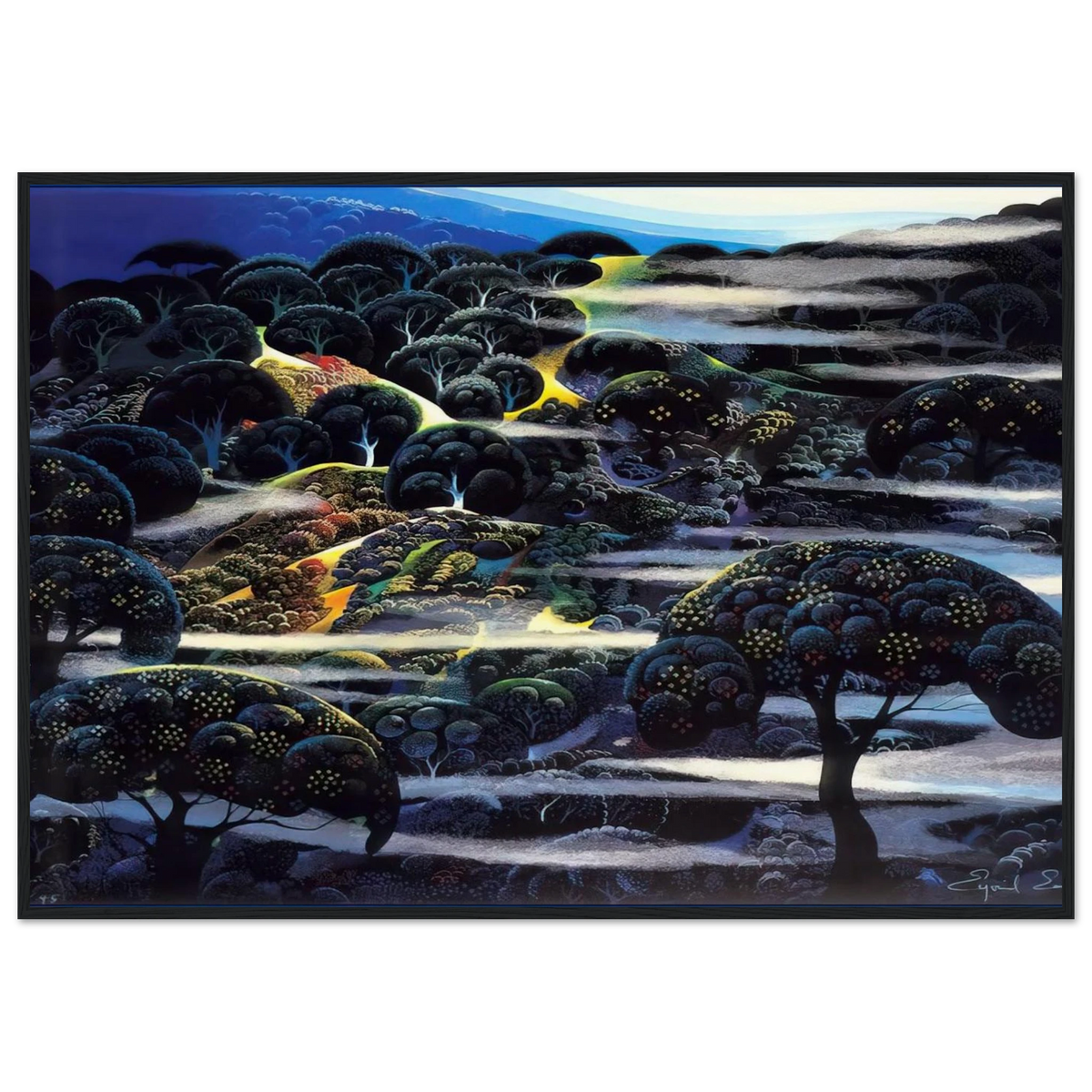 Garden of Eden Framed Poster | Eyvind Earle Framed Prints Wall Art | Eyvind Earle Prints