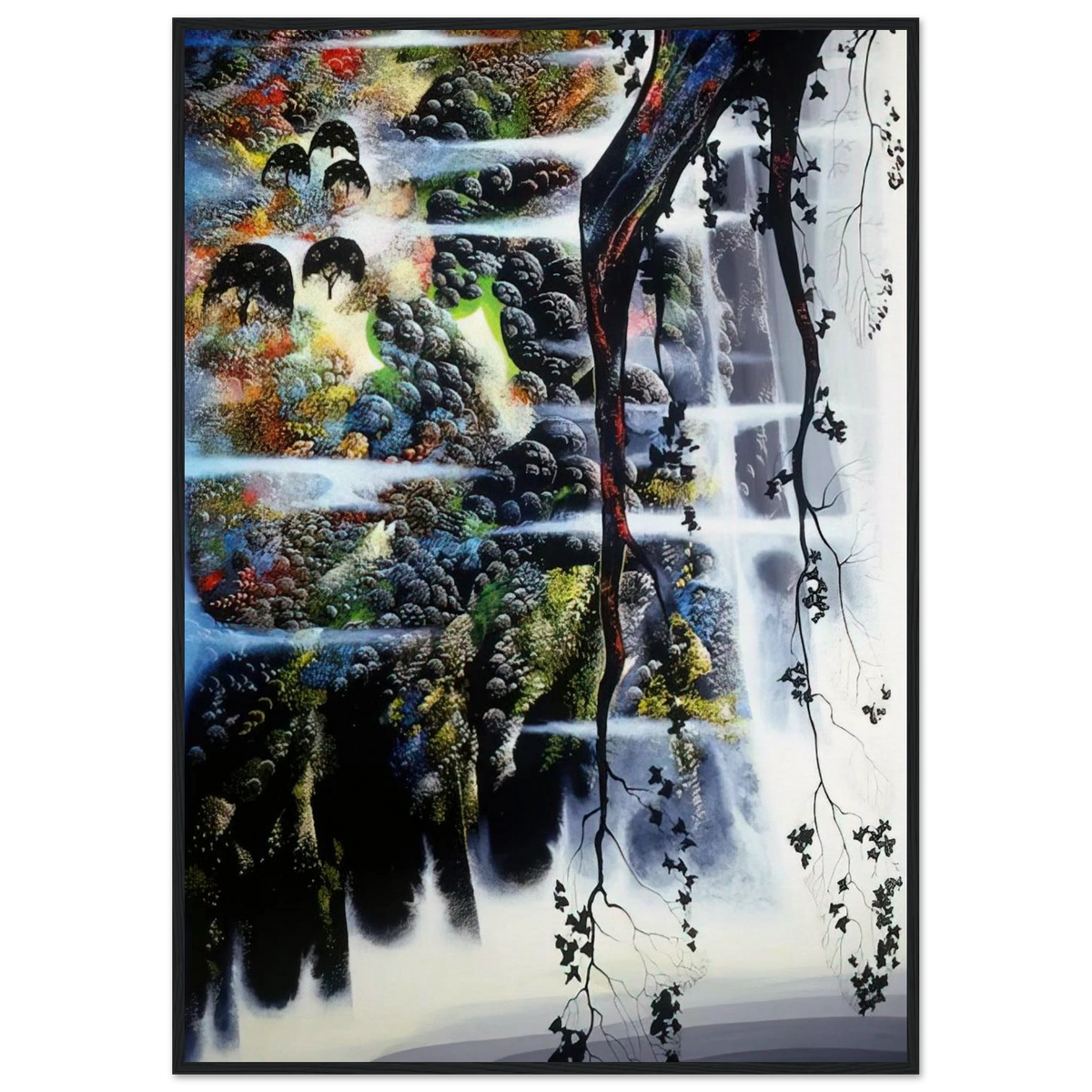 Seaside Wilderness Framed Poster | Eyvind Earle Framed Prints Wall Art | Eyvind Earle Prints