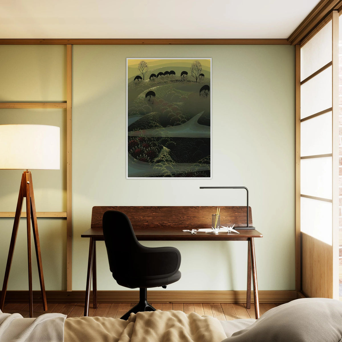 California Miniature Framed Poster | Eyvind Earle Framed Prints Wall Art | Eyvind Earle Prints