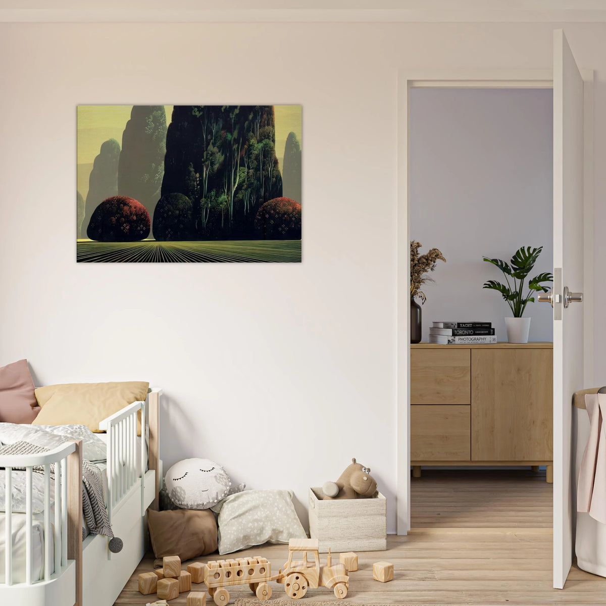 Autumn Eucalyptus Canvas | Eyvind Earle Canvas | Eyvind Earle Prints
