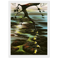 Fog Laced Hills Framed Poster | Eyvind Earle Framed Prints Wall Art | Eyvind Earle Prints