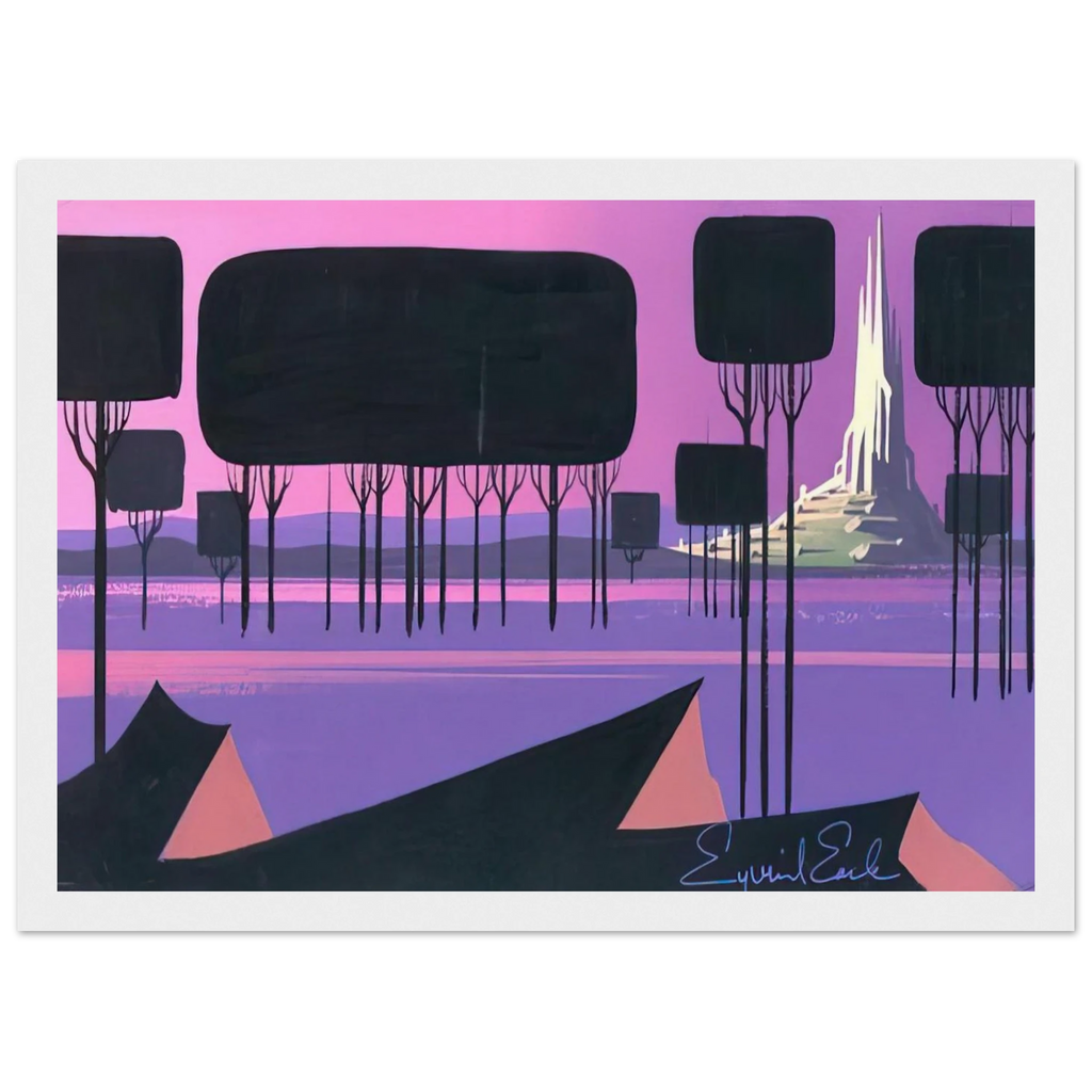 Sleeping Beauty Framed Poster | Eyvind Earle Framed Prints Wall Art | Eyvind Earle Prints