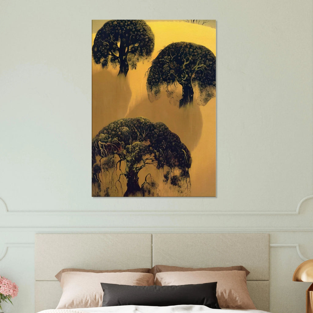 Three Oaks Canvas | Eyvind Earle Canvas | Eyvind Earle Prints