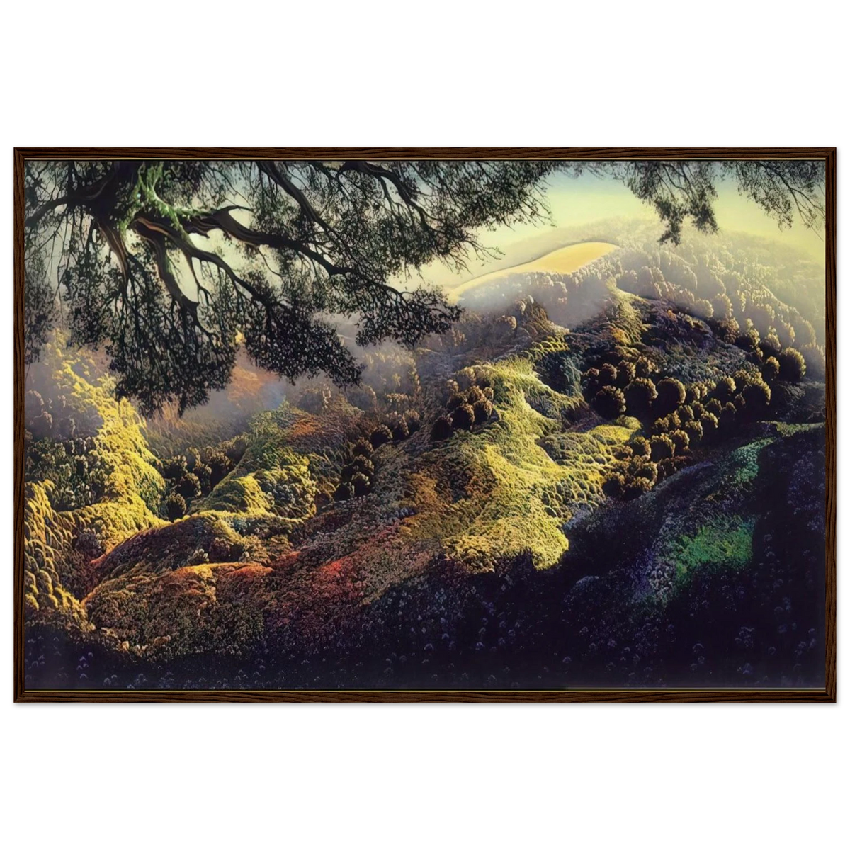 Paradise Framed Poster | Eyvind Earle Framed Prints Wall Art | Eyvind Earle Prints