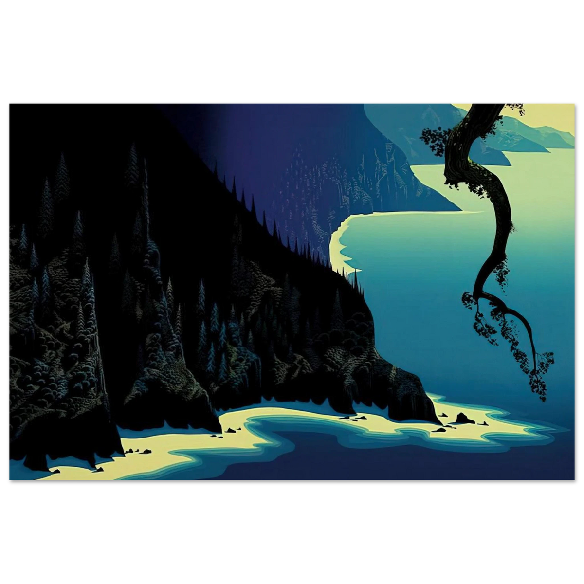 Big Sur Poster | Eyvind Earle Poster | Eyvind Earle Prints