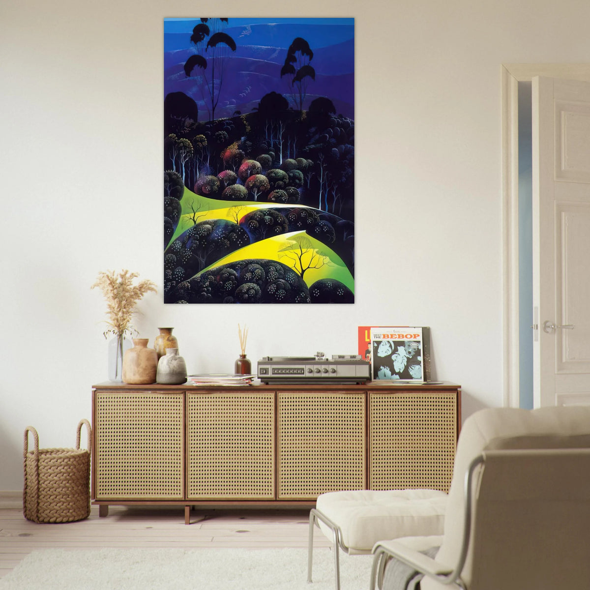 Inland from the Sea Poster | Eyvind Earle Poster | Eyvind Earle Prints