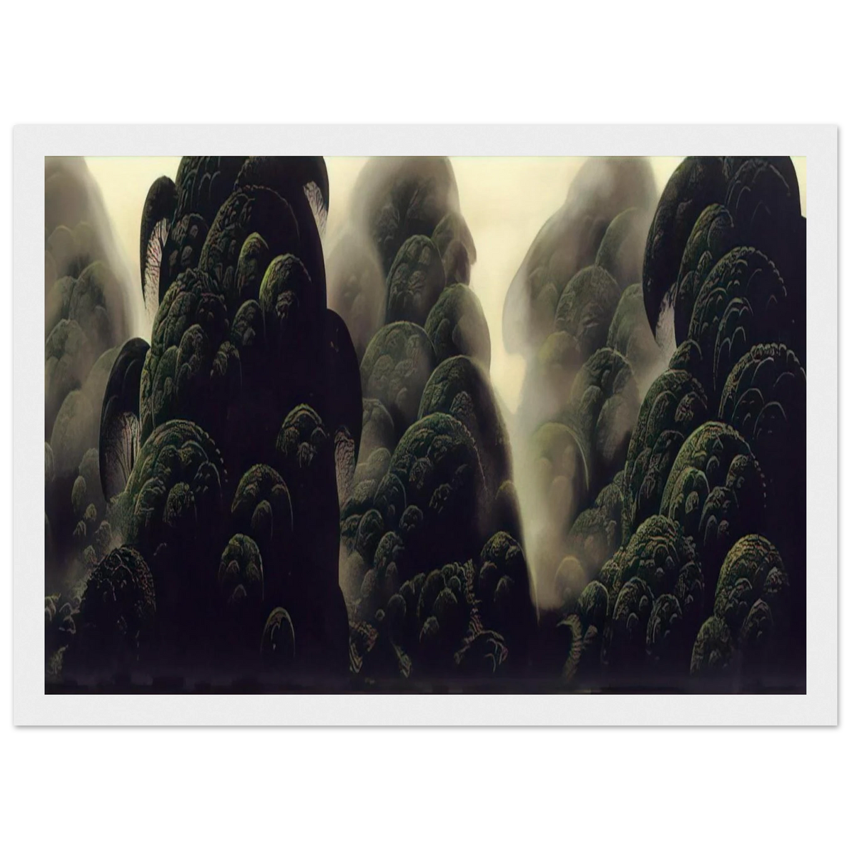 Spirit Grove Framed Poster | Eyvind Earle Framed Prints Wall Art | Eyvind Earle Prints
