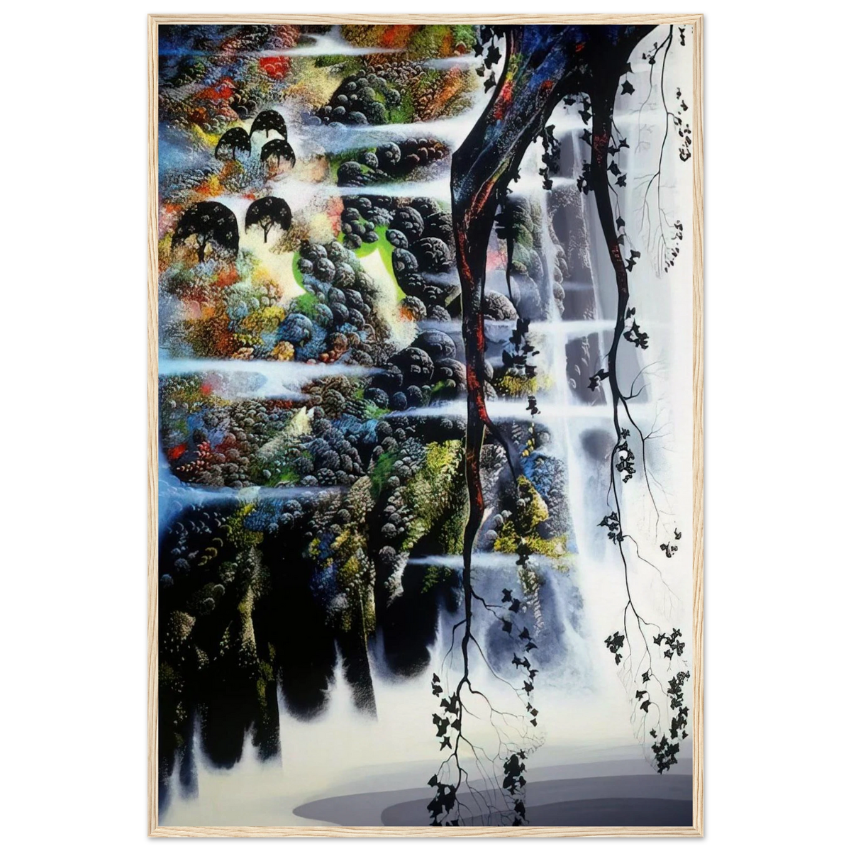 Seaside Wilderness Framed Poster | Eyvind Earle Framed Prints Wall Art | Eyvind Earle Prints