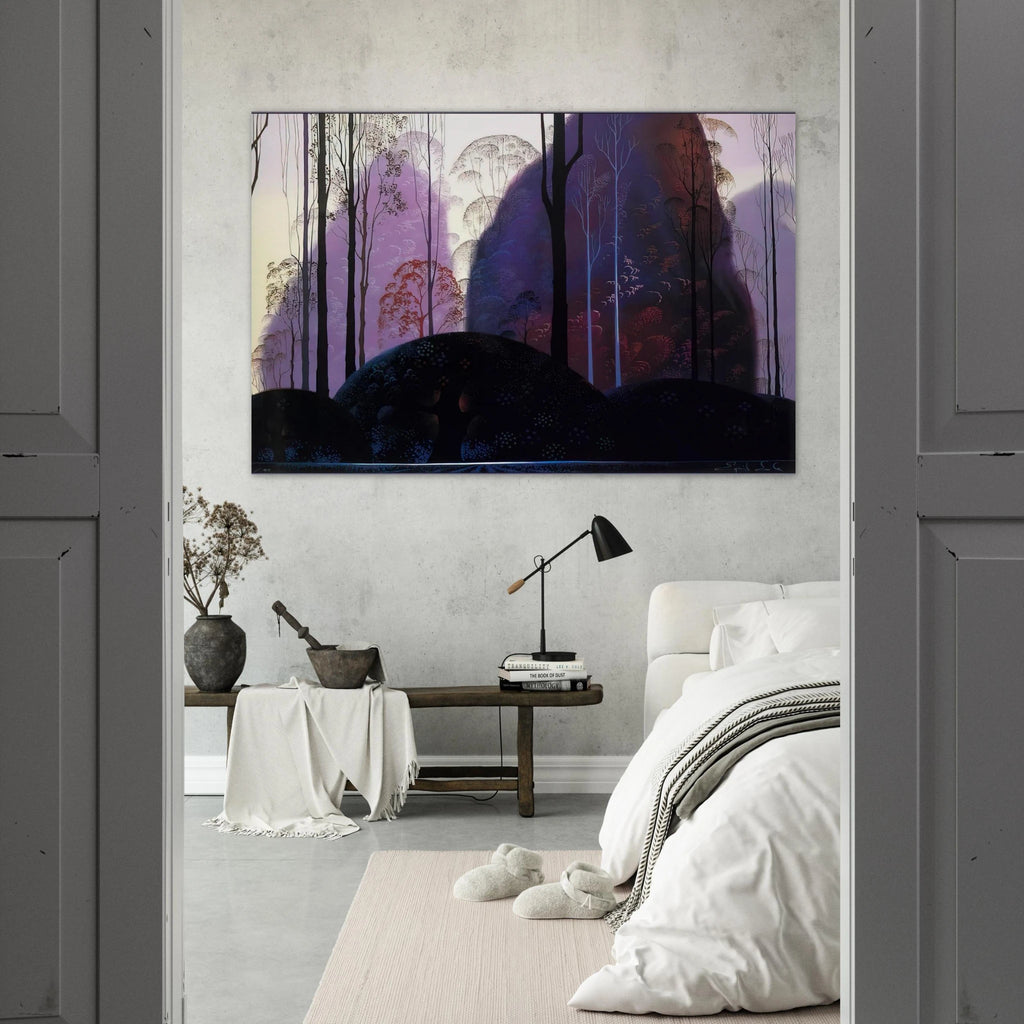 Mauve Redand Purple Poster | Eyvind Earle Poster | Eyvind Earle Prints
