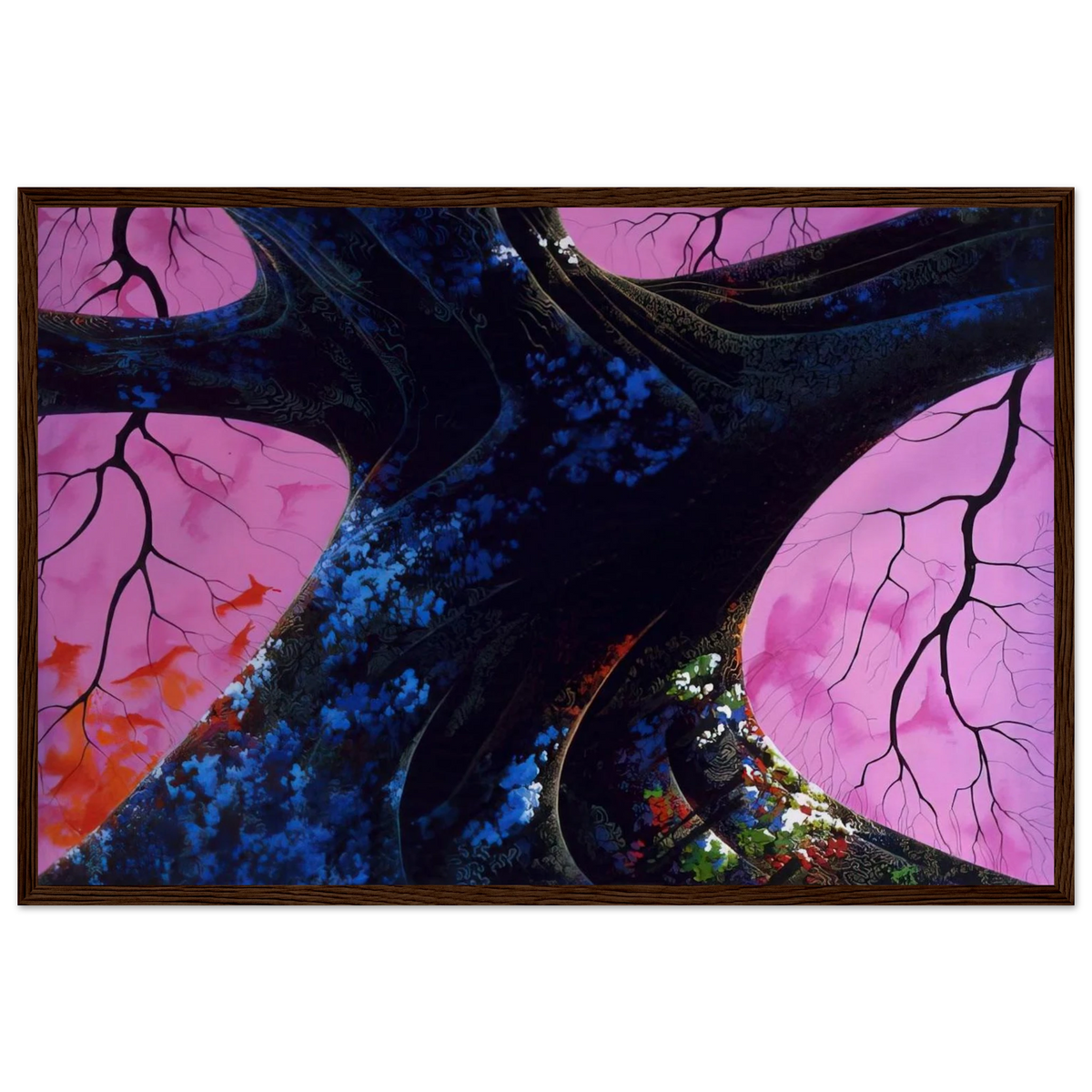 Giant Oak Framed Poster | Eyvind Earle Framed Prints Wall Art | Eyvind Earle Prints