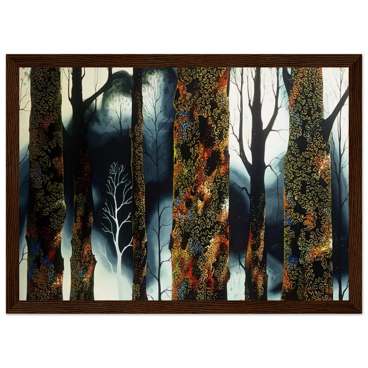 Jewel Trees Framed Poster | Eyvind Earle Framed Prints Wall Art | Eyvind Earle Prints