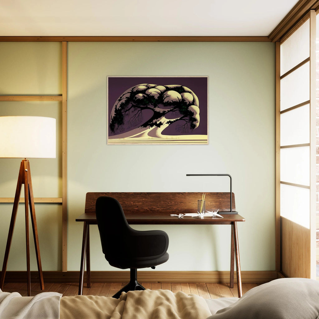 Snow Tree Framed Poster | Eyvind Earle Framed Prints Wall Art | Eyvind Earle Prints