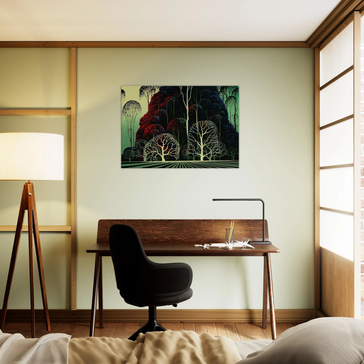 Eucalyptus Forest Canvas | Eyvind Earle Canvas | Eyvind Earle Prints