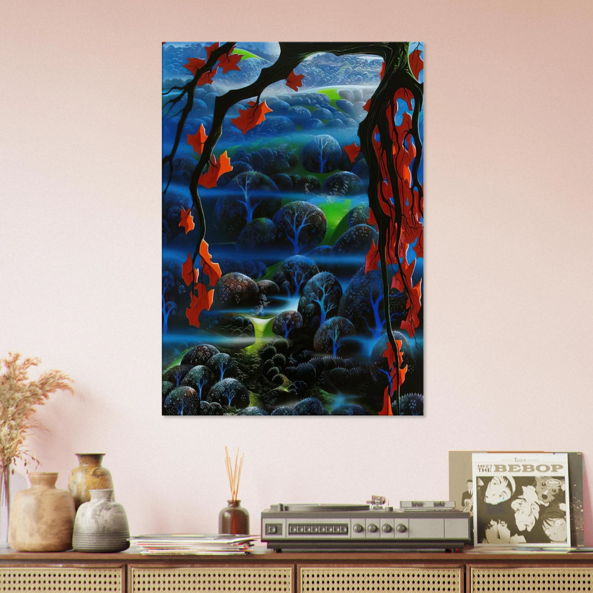Valley of Dreams Canvas | Eyvind Earle Canvas | Eyvind Earle Prints