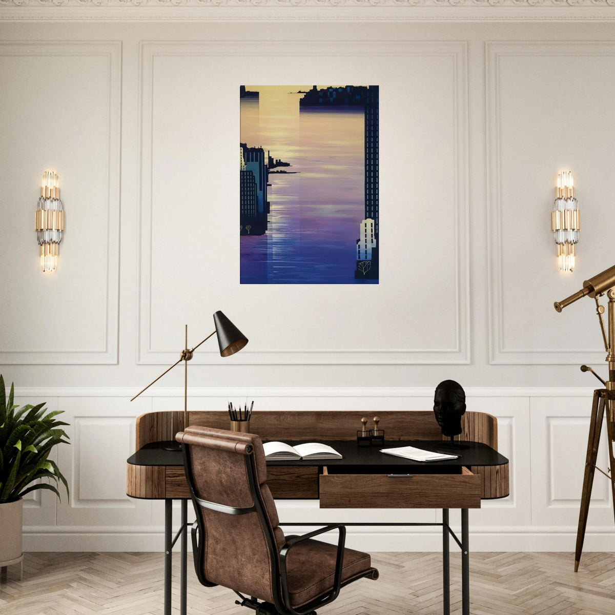 East River Canvas | Eyvind Earle Canvas | Eyvind Earle Prints