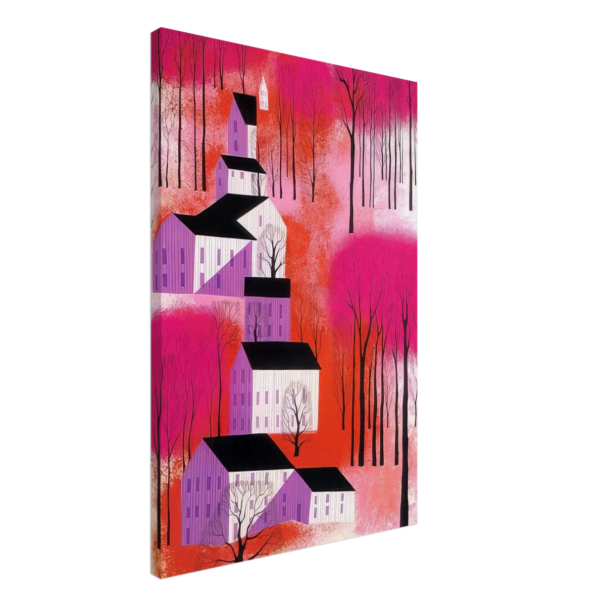 Autumn Sunset Canvas | Eyvind Earle Canvas | Eyvind Earle Prints