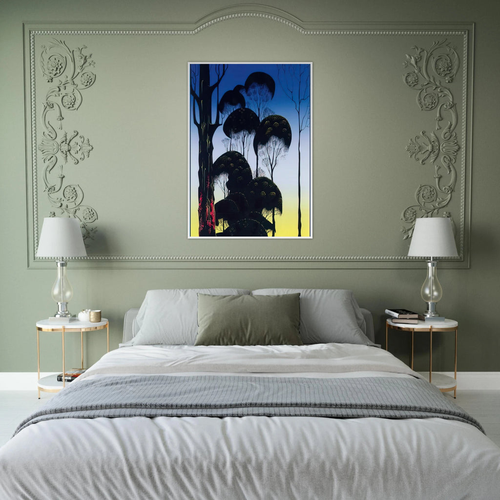 Sunrise Framed Poster | Eyvind Earle Framed Prints Wall Art | Eyvind Earle Prints