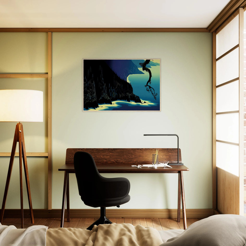 Big Sur Framed Poster | Eyvind Earle Framed Prints Wall Art | Eyvind Earle Prints