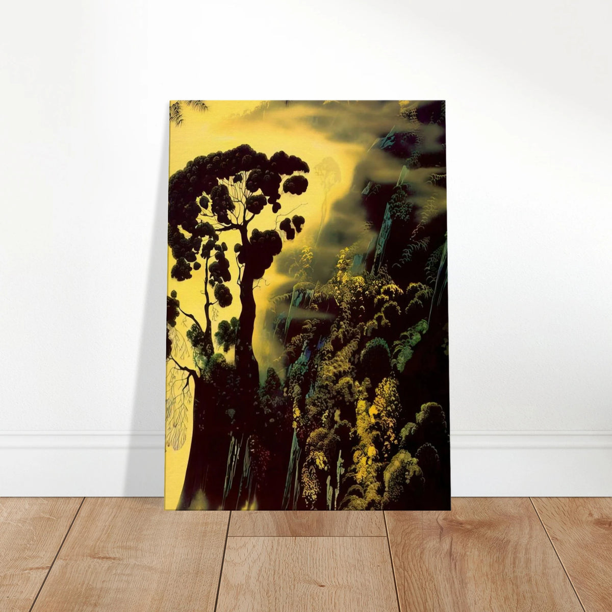 Sunset Silhouette Canvas | Eyvind Earle Canvas | Eyvind Earle Prints
