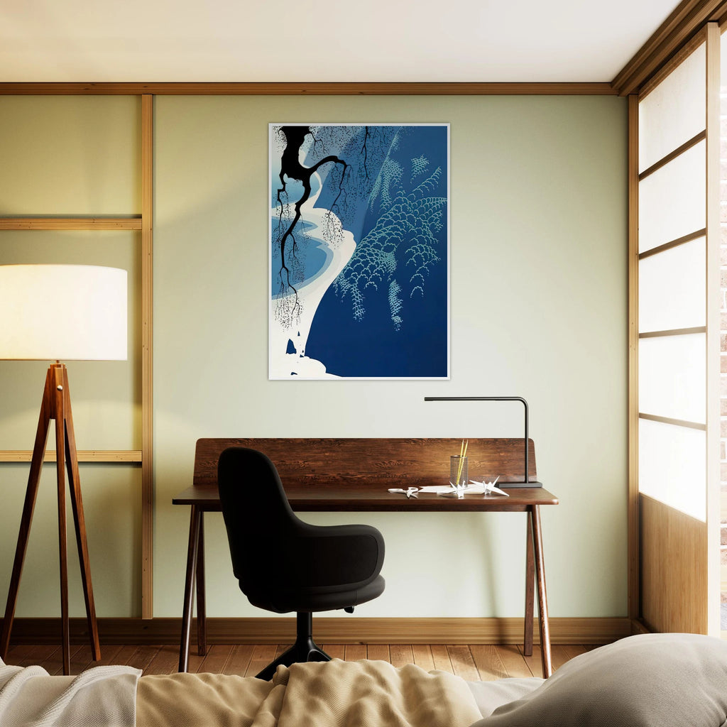 Big Sur and Branch Framed Poster | Eyvind Earle Framed Prints Wall Art | Eyvind Earle Prints