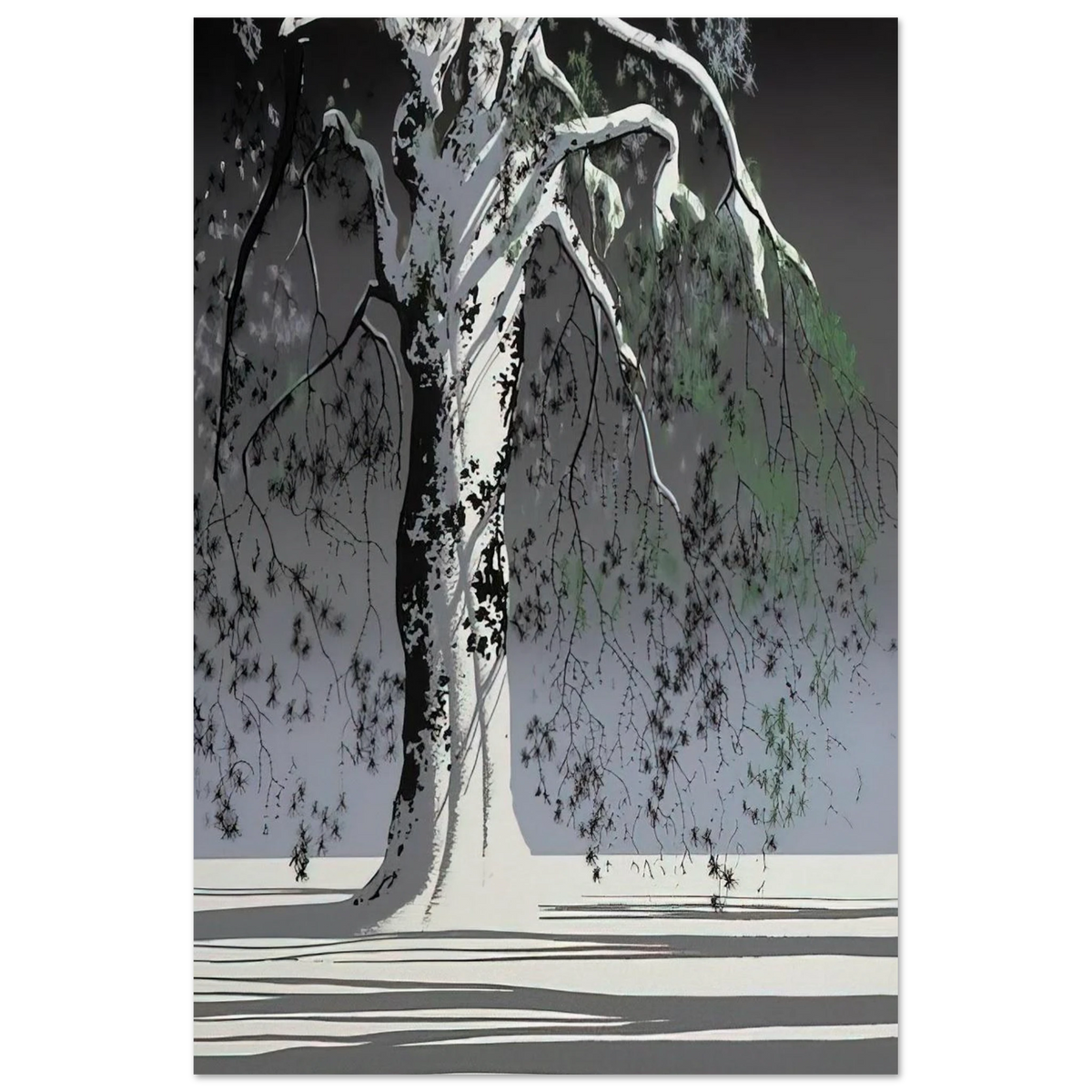 Fir Tree In Snow Poster | Eyvind Earle Poster | Eyvind Earle Prints