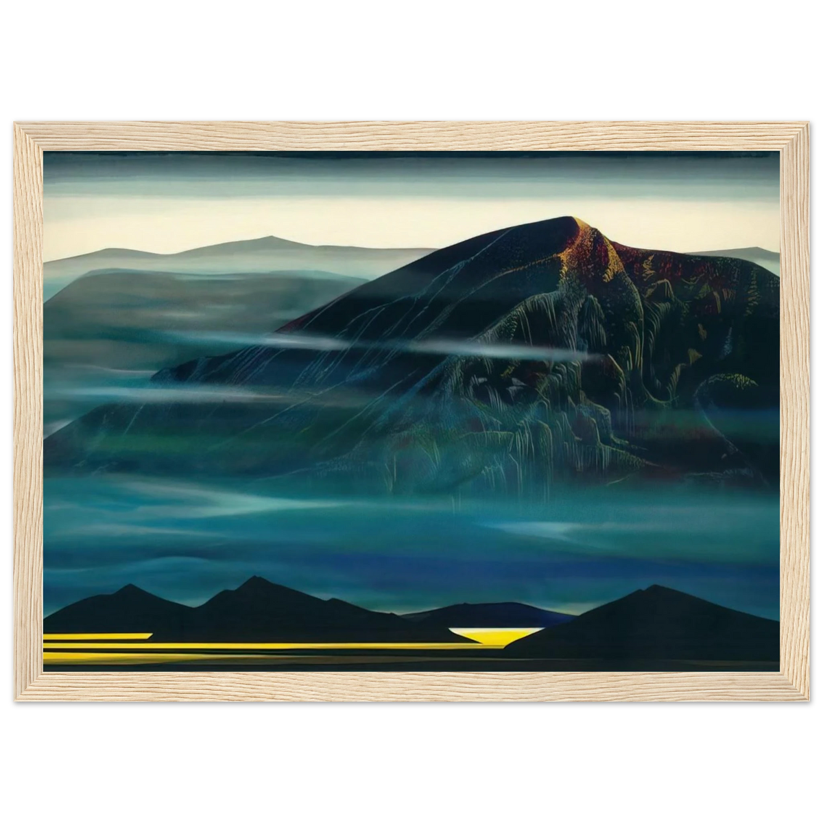 Santa Fe Trail new Serigrap Framed Poster | Eyvind Earle Framed Prints Wall Art | Eyvind Earle Prints