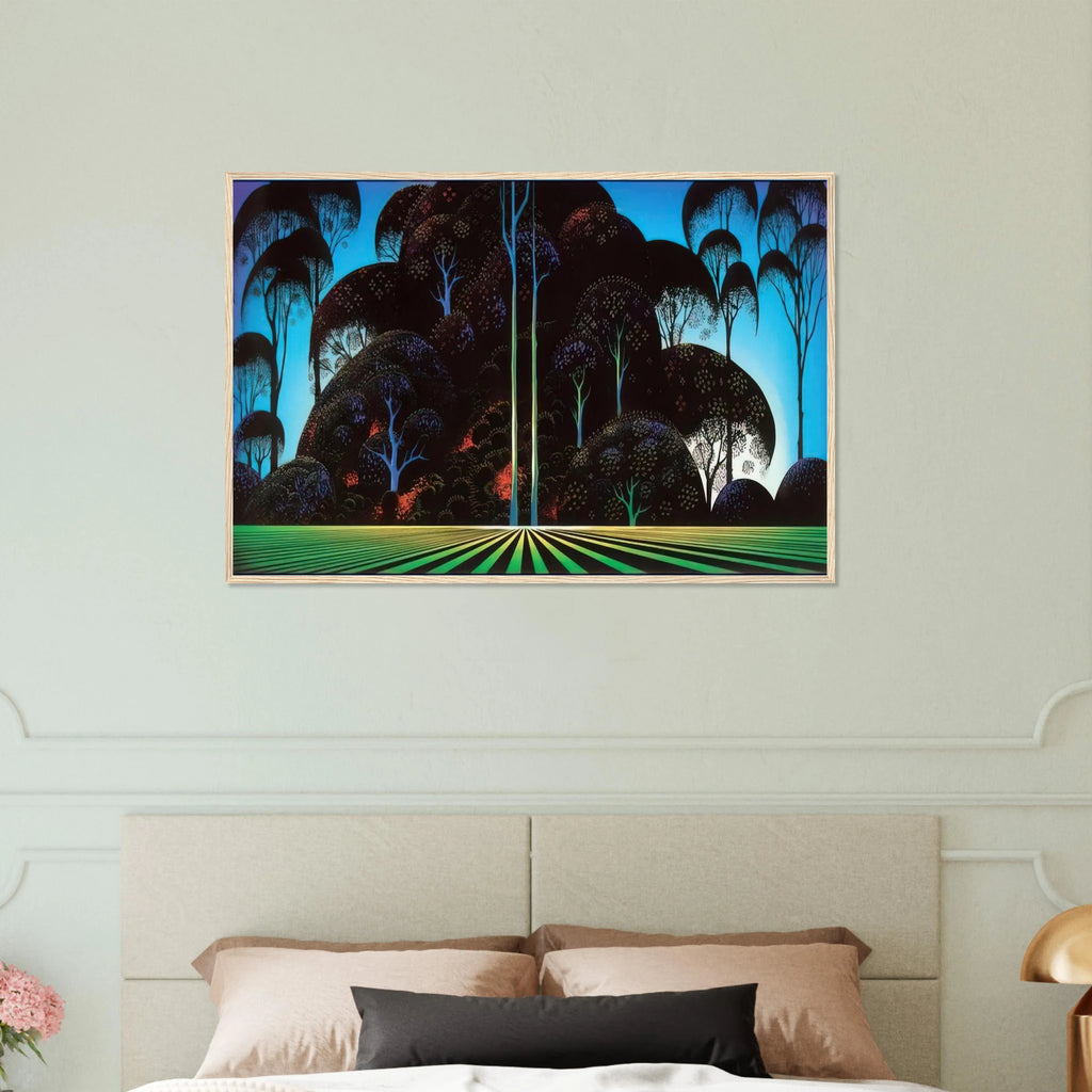 Forest Bouquet Framed Poster | Eyvind Earle Framed Prints Wall Art | Eyvind Earle Prints