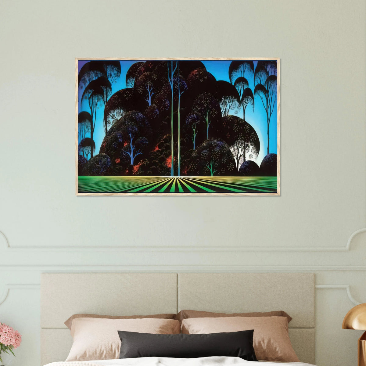 Forest Bouquet Framed Poster | Eyvind Earle Framed Prints Wall Art | Eyvind Earle Prints